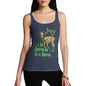Fa La Llama Funny Christmas Personalised Women's Tank Top