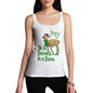 Fa La Llama Funny Christmas Personalised Women's Tank Top