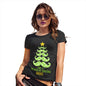 Moustache Have a Fantachetic Christmas Personalised Women's T-Shirt 