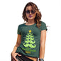 Moustache Have a Fantachetic Christmas Personalised Women's T-Shirt 