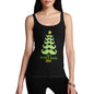 Moustache Have a Fantachetic Christmas Personalised Women's Tank Top