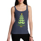 Moustache Have a Fantachetic Christmas Personalised Women's Tank Top