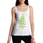 Moustache Have a Fantachetic Christmas Personalised Women's Tank Top
