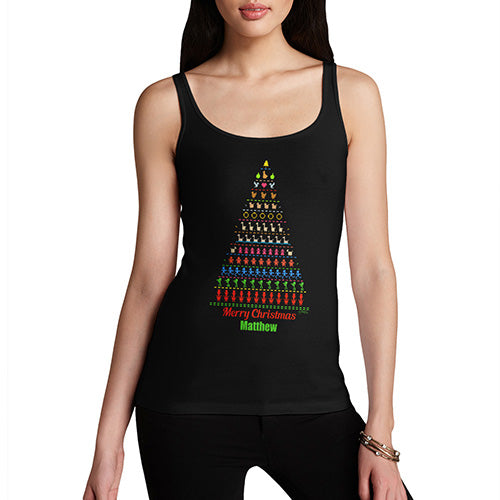 Twelve Days of Christmas Personalised Women's Tank Top