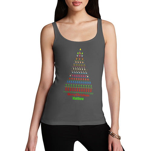 Twelve Days of Christmas Personalised Women's Tank Top