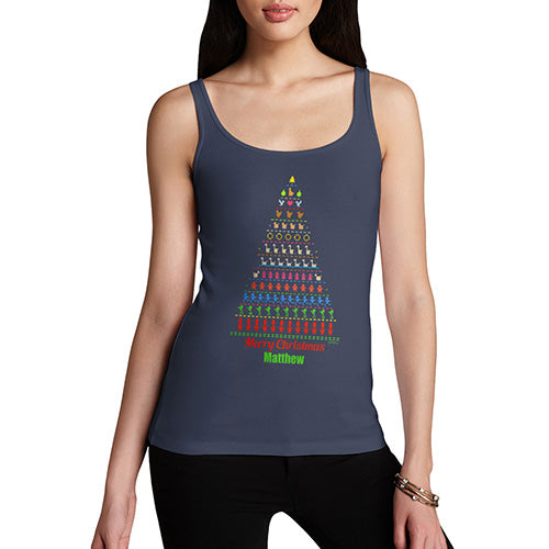 Twelve Days of Christmas Personalised Women's Tank Top