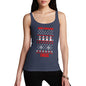 Merry Christmas Snowmen Pattern Personalised Women's Tank Top