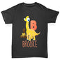 Personalised Dinosaur Letter B Boy's T-Shirt