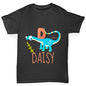 Personalised Dinosaur Letter D Boy's T-Shirt