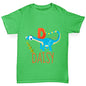 Personalised Dinosaur Letter D Boy's T-Shirt