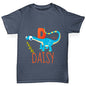 Personalised Dinosaur Letter D Boy's T-Shirt