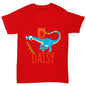 Personalised Dinosaur Letter D Boy's T-Shirt