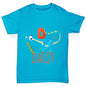 Personalised Dinosaur Letter D Girl's T-Shirt 