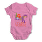 Personalised Dinosaur Letter G Funny One-piece Infant Baby Bodysuits Babygrows Onesie