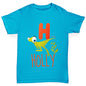 Personalised Dinosaur Letter H Boy's T-Shirt