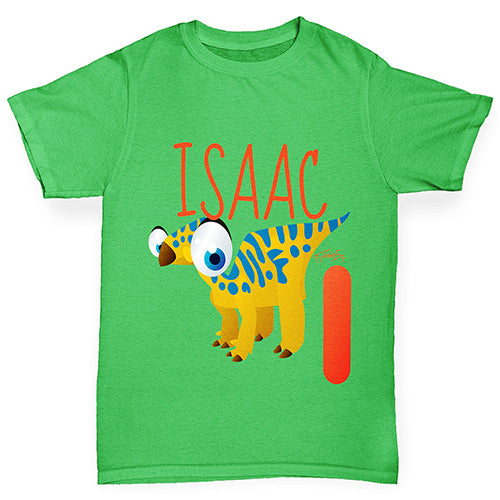Personalised Dinosaur Letter I Boy's T-Shirt
