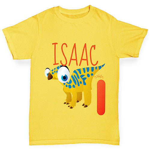 Personalised Dinosaur Letter I Boy's T-Shirt