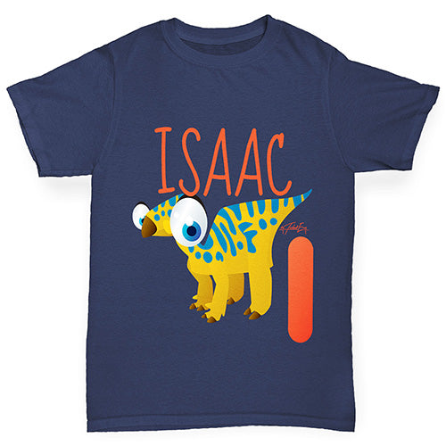 Personalised Dinosaur Letter I Girl's T-Shirt 
