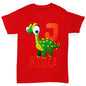 Personalised Dinosaur Letter J Boy's T-Shirt