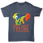 Personalised Dinosaur Letter P Boy's T-Shirt