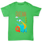 Personalised Dinosaur Letter Q Girl's T-Shirt 