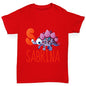 Personalised Dinosaur Letter S Boy's T-Shirt