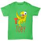 Personalised Dinosaur Letter T Boy's T-Shirt
