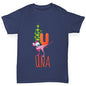 Personalised Dinosaur Letter U Boy's T-Shirt