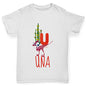 Personalised Dinosaur Letter U Boy's T-Shirt
