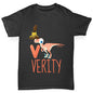 Personalised Dinosaur Letter V Boy's T-Shirt