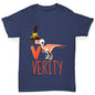 Personalised Dinosaur Letter V Boy's T-Shirt