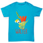 Personalised Dinosaur Letter W Boy's T-Shirt