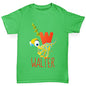 Personalised Dinosaur Letter W Boy's T-Shirt