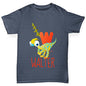 Personalised Dinosaur Letter W Boy's T-Shirt