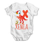 Personalised Dinosaur Letter X Funny One-piece Infant Baby Bodysuits Babygrows Onesie