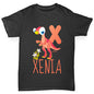 Personalised Dinosaur Letter X Boy's T-Shirt