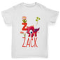Personalised Dinosaur Letter Z Boy's T-Shirt