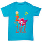 Personalised Dinosaur Letter Z Girl's T-Shirt 