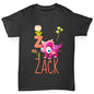 Personalised Dinosaur Letter Z Girl's T-Shirt 