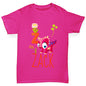 Personalised Dinosaur Letter Z Girl's T-Shirt 