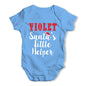 Personalised Santa's Little Helper Baby Grow Bodysuit
