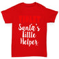 Personalised Santa's Little Helper Boy's T-Shirt
