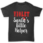 Personalised Santa's Little Helper Girl's T-Shirt 