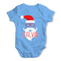 Personalised Hipster Santa Beard Baby Grow Bodysuit
