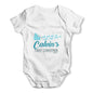 Personalised Santa Silhouette First Christmas Baby Grow Bodysuit