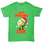 Personalised Merry Sproutmas Hat Boy's T-Shirt