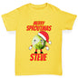 Personalised Merry Sproutmas Hat Boy's T-Shirt
