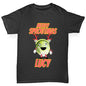 Personalised Merry Sproutmas Antlers Boy's T-Shirt