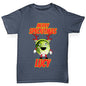 Personalised Merry Sproutmas Antlers Boy's T-Shirt
