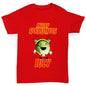 Personalised Merry Sproutmas Antlers Boy's T-Shirt